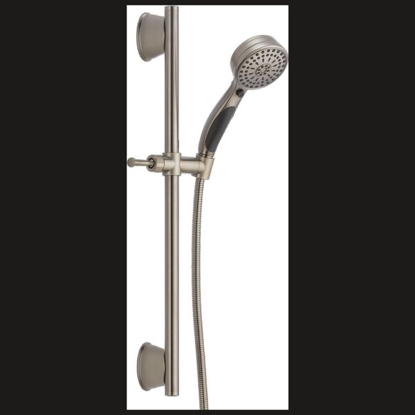 Delta Universal Showering Components ActivTouch 9-Setting Slide Bar Hand Shower 51549-SS
